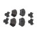 Brake pad set, disc brake FDB5470 Ferodo, Thumbnail 5