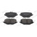 Brake pad set, disc brake FDB5477 Ferodo