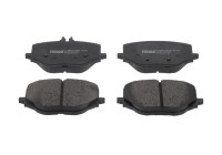 Brake pad set, disc brake FDB5477 Ferodo