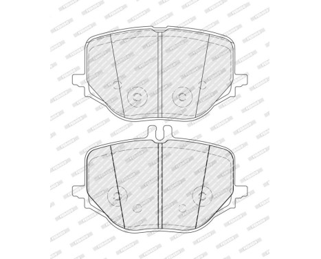 Brake pad set, disc brake FDB5477 Ferodo, Image 2