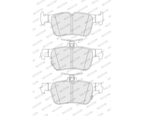 Brake pad set, disc brake FDB5478 Ferodo, Image 3