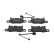 Brake pad set, disc brake FDB5479 Ferodo