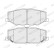 Brake pad set, disc brake FDB5482 Ferodo