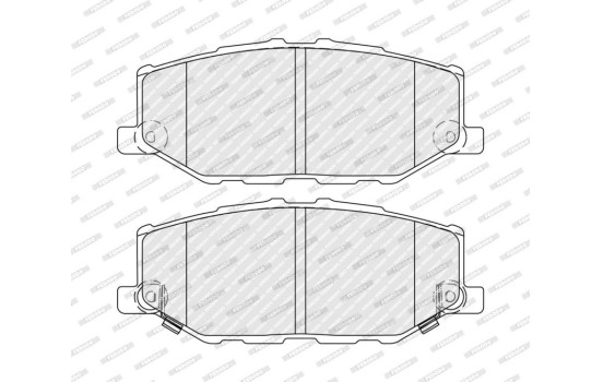 Brake pad set, disc brake FDB5482 Ferodo, Image 3