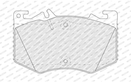Brake pad set, disc brake FDB5483 Ferodo, Image 3