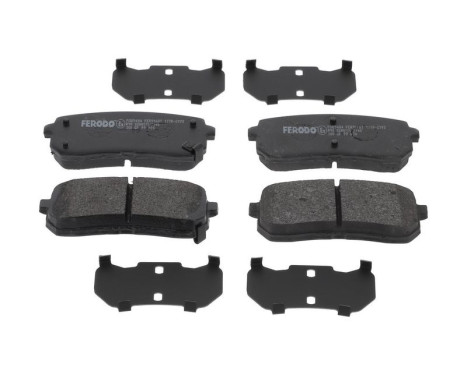 Brake pad set, disc brake FDB5484 Ferodo