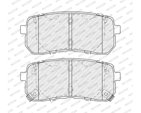 Brake pad set, disc brake FDB5484 Ferodo, Image 2