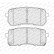 Brake pad set, disc brake FDB5484 Ferodo, Thumbnail 2
