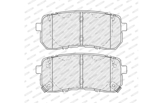Brake pad set, disc brake FDB5484 Ferodo, Image 2