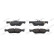 Brake pad set, disc brake FDB5487 Ferodo