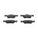 Brake pad set, disc brake FDB5487 Ferodo