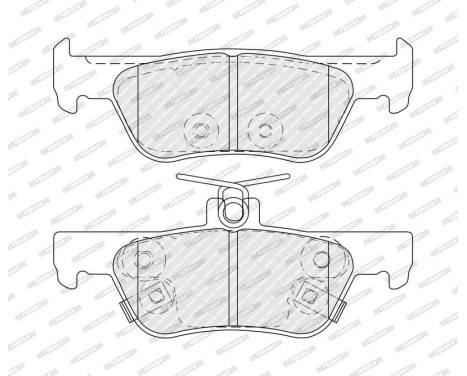 Brake pad set, disc brake FDB5487 Ferodo, Image 3