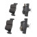 Brake pad set, disc brake FDB5487 Ferodo, Thumbnail 6