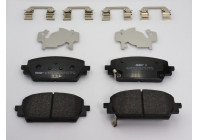 Brake pad set, disc brake FDB5489 Ferodo