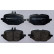 Brake pad set, disc brake FDB5492 Ferodo