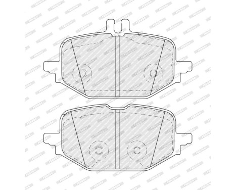 Brake pad set, disc brake FDB5492 Ferodo, Image 2