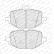 Brake pad set, disc brake FDB5492 Ferodo, Thumbnail 2