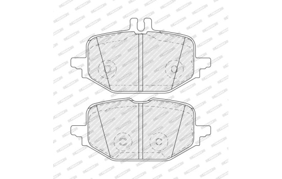 Brake pad set, disc brake FDB5492 Ferodo, Image 2