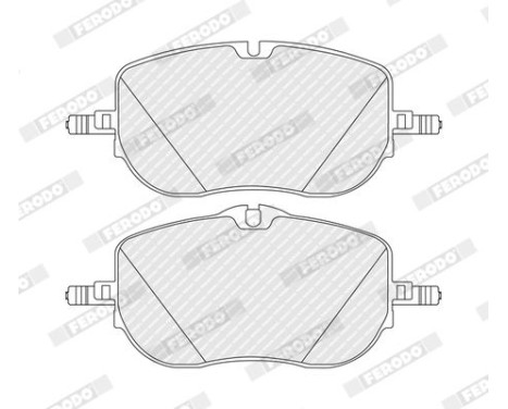Brake pad set, disc brake FDB5493 Ferodo