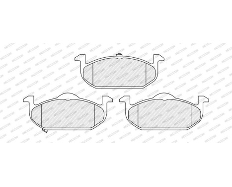 Brake pad set, disc brake FDB5494 Ferodo, Image 2