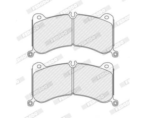 Brake pad set, disc brake FDB5495 Ferodo, Image 2