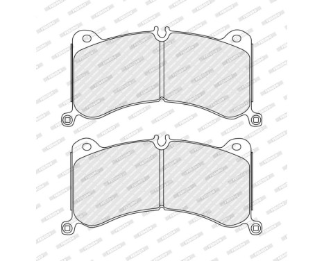Brake pad set, disc brake FDB5495 Ferodo, Image 2