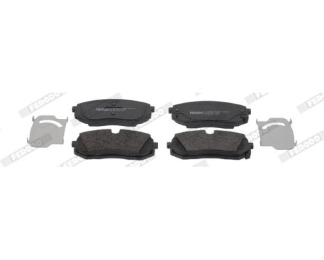 Brake pad set, disc brake FDB5508 Ferodo