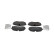 Brake pad set, disc brake FDB5508 Ferodo, Thumbnail 4