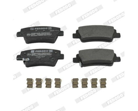 Brake pad set, disc brake FDB5509 Ferodo, Image 2