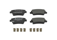 Brake pad set, disc brake FDB5509 Ferodo