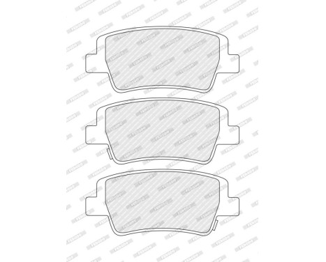 Brake pad set, disc brake FDB5509 Ferodo, Image 2