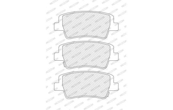 Brake pad set, disc brake FDB5509 Ferodo, Image 2