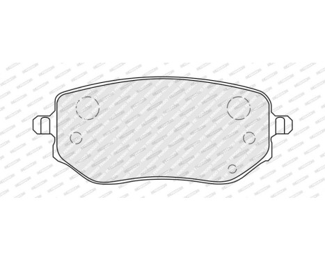 Brake pad set, disc brake FDB5519 Ferodo, Image 3