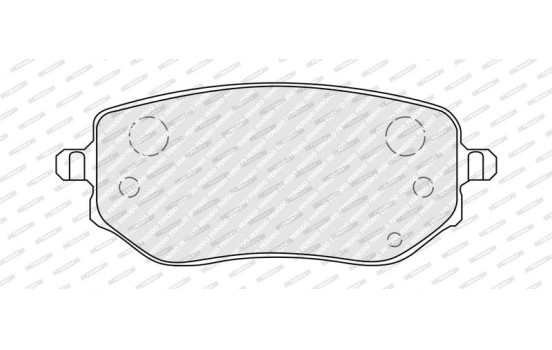 Brake pad set, disc brake FDB5519 Ferodo, Image 3