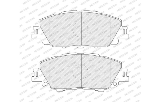 Brake pad set, disc brake FDB5520 Ferodo, Image 5