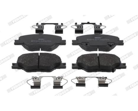 Brake pad set, disc brake FDB5522 Ferodo