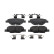Brake pad set, disc brake FDB5522 Ferodo