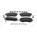 Brake pad set, disc brake FDB5523 Ferodo
