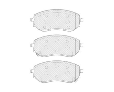 Brake pad set, disc brake FDB5523 Ferodo, Image 3