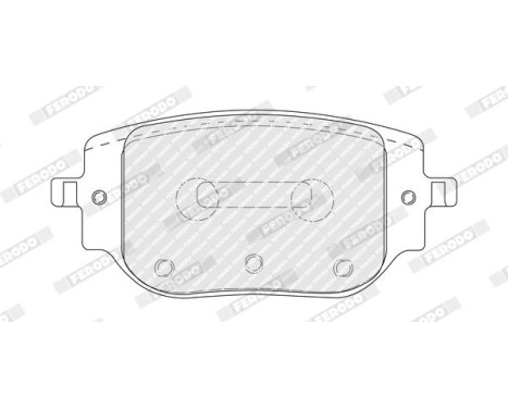 Brake pad set, disc brake FDB5524 Ferodo, Image 2