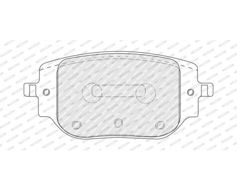 Brake pad set, disc brake FDB5524 Ferodo, Image 3