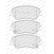 Brake pad set, disc brake FDB5532 Ferodo, Thumbnail 3