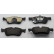 Brake pad set, disc brake FDB5534 Ferodo