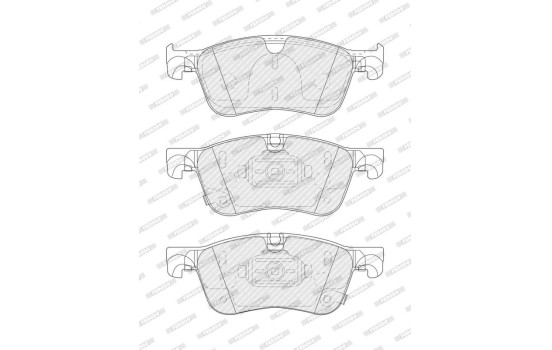 Brake pad set, disc brake FDB5534 Ferodo, Image 2