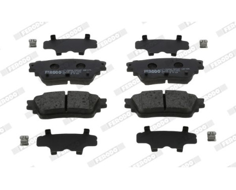 Brake pad set, disc brake FDB5540 Ferodo