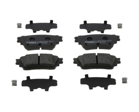 Brake pad set, disc brake FDB5540 Ferodo