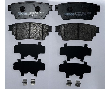 Brake pad set, disc brake FDB5540 Ferodo, Image 2