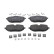 Brake pad set, disc brake FDB5555 Ferodo