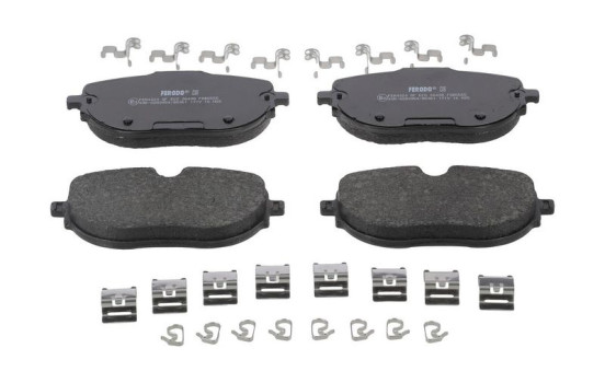 Brake pad set, disc brake FDB5555 Ferodo