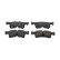 Brake pad set, disc brake FDB5556 Ferodo
